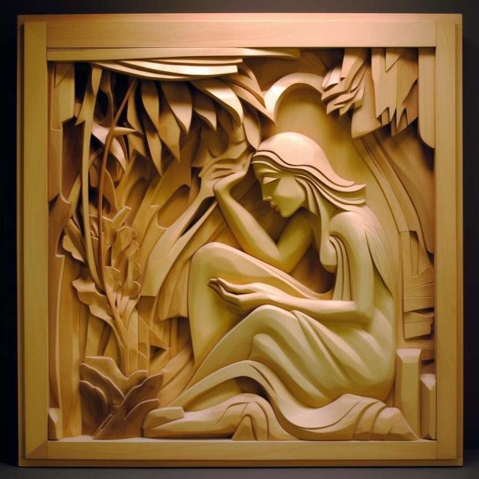 نموذج ثلاثي الأبعاد لآلة CNC 3D Art 